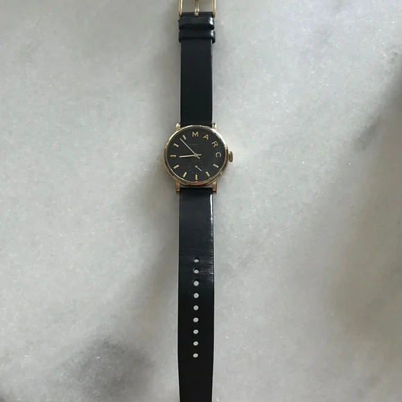 Marc Jacob\'s black leather strap watch Marc by Marc Jacobs Women main image 2
